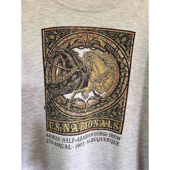 Vintage Arabian Horse Crewneck - Picture 2 of 5